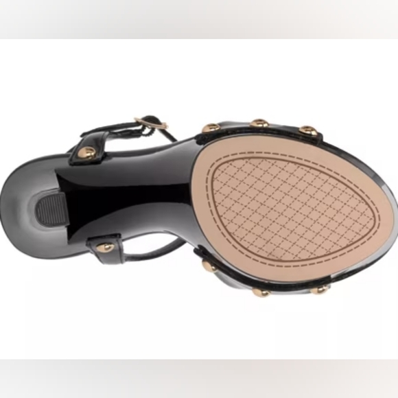 ✨SOLD✨ NEW Jessica Simpson CALENTA Black Patent Platform Sandals Sz 11 - Picture 7 of 10